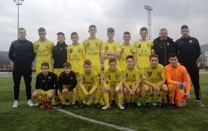 Les U15 seront récompensés 